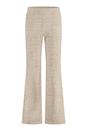 Studio Anneloes Meghan bonded check trousers