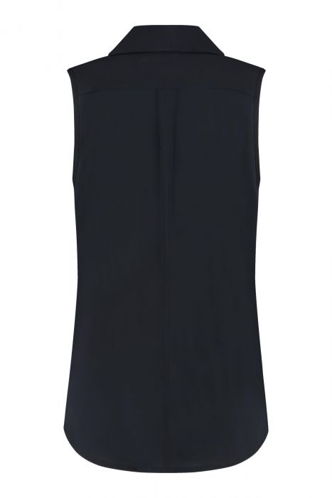 Studio Anneloes Bobby sleeveless blouse donkerblauw