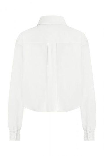 Studio Anneloes Dion cropped poplin blouse