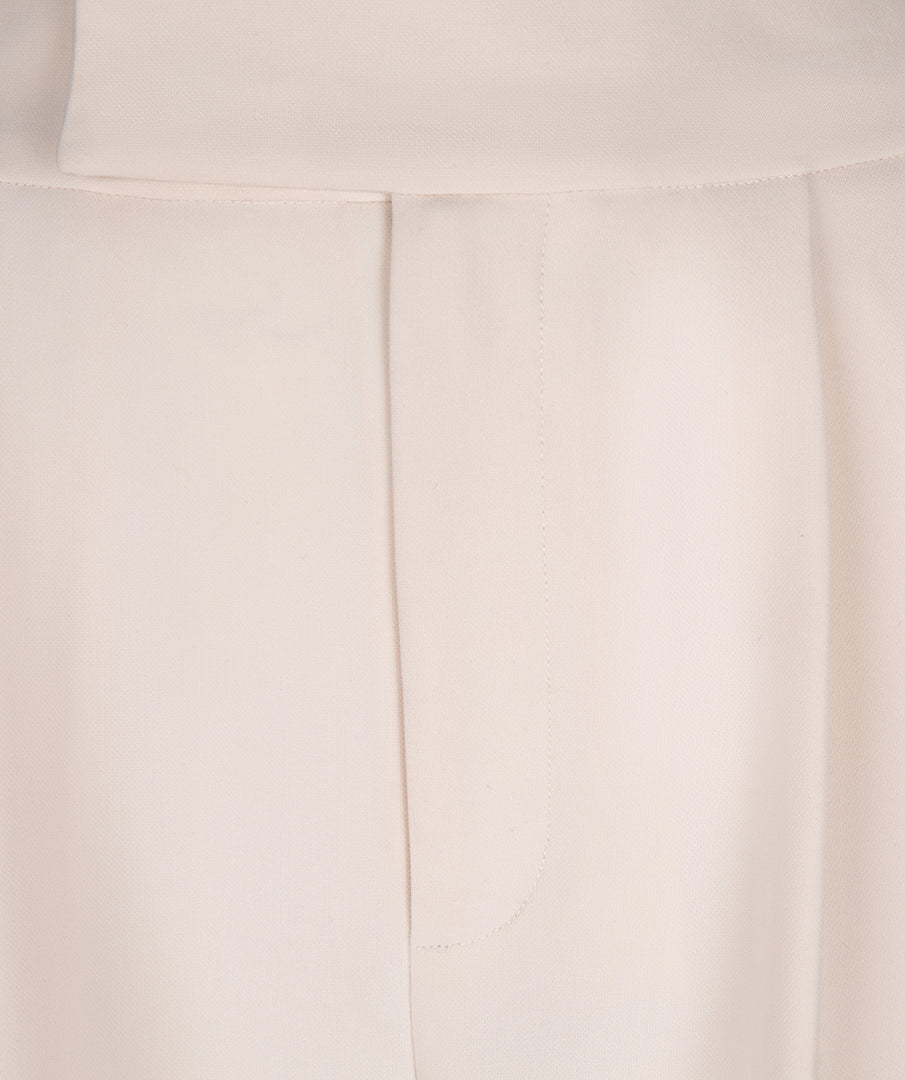 Pantalon high waist wide city