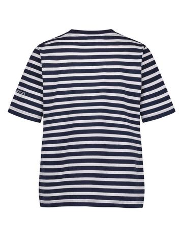 Studio Anneloes Steffie stripe tshirt dark blue/off white