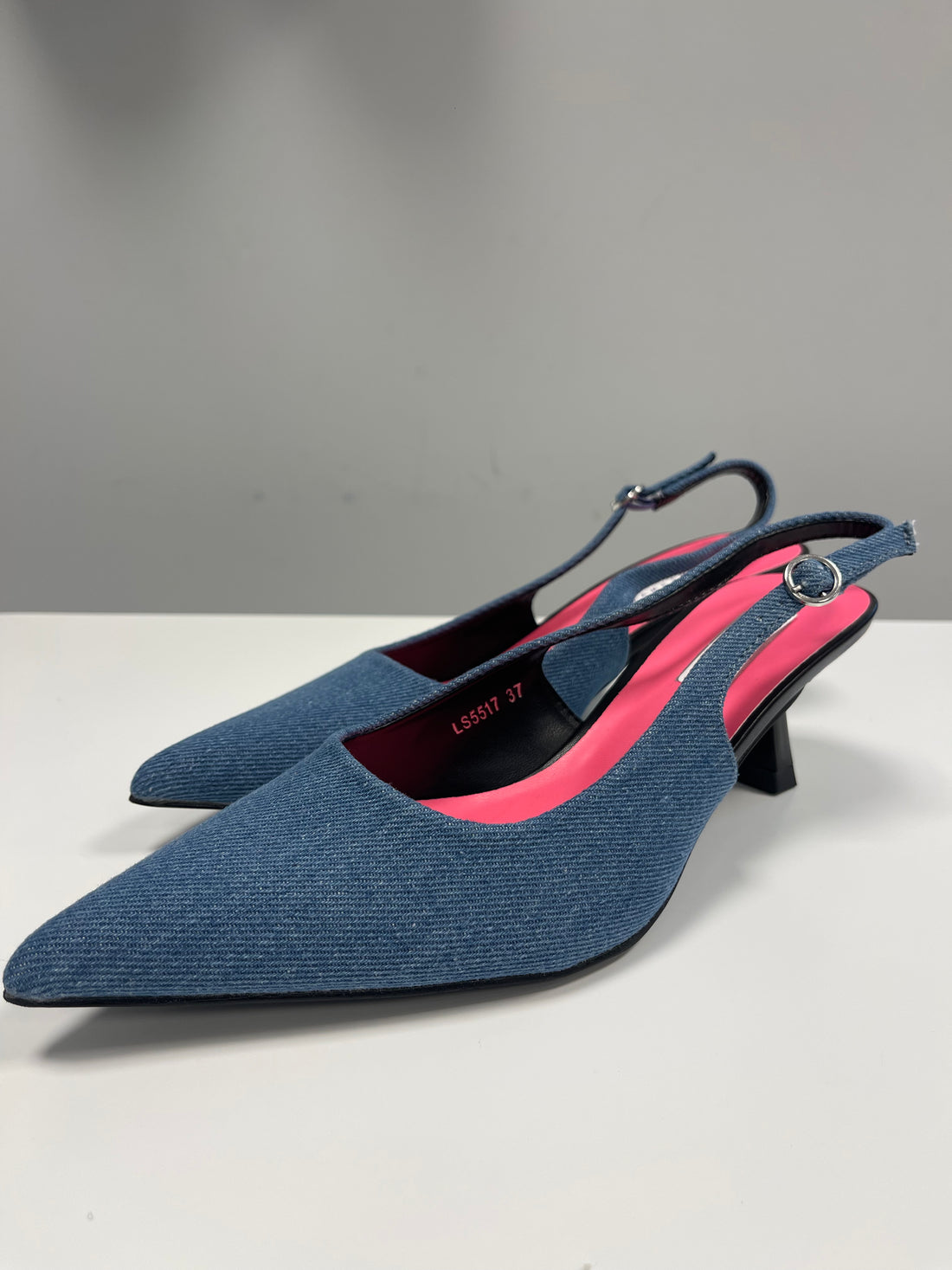 Pump slingback jeans