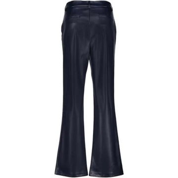Vegan Blue Leather Pantalon
