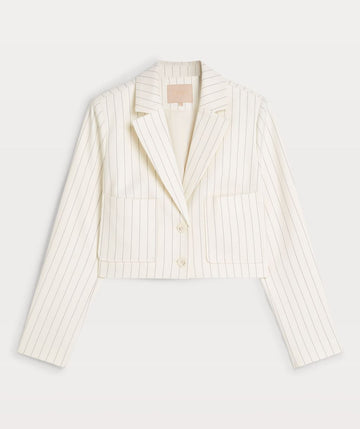 Josh V Emma Cropped krijstreep blazer