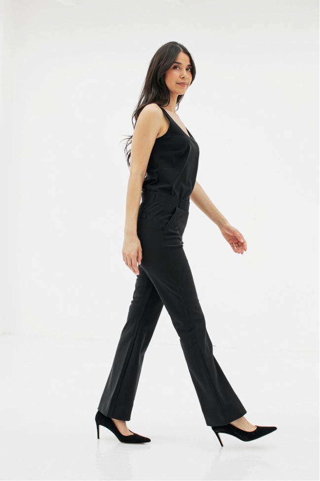 Studio Anneloes FLAIR bonded trousers zwart