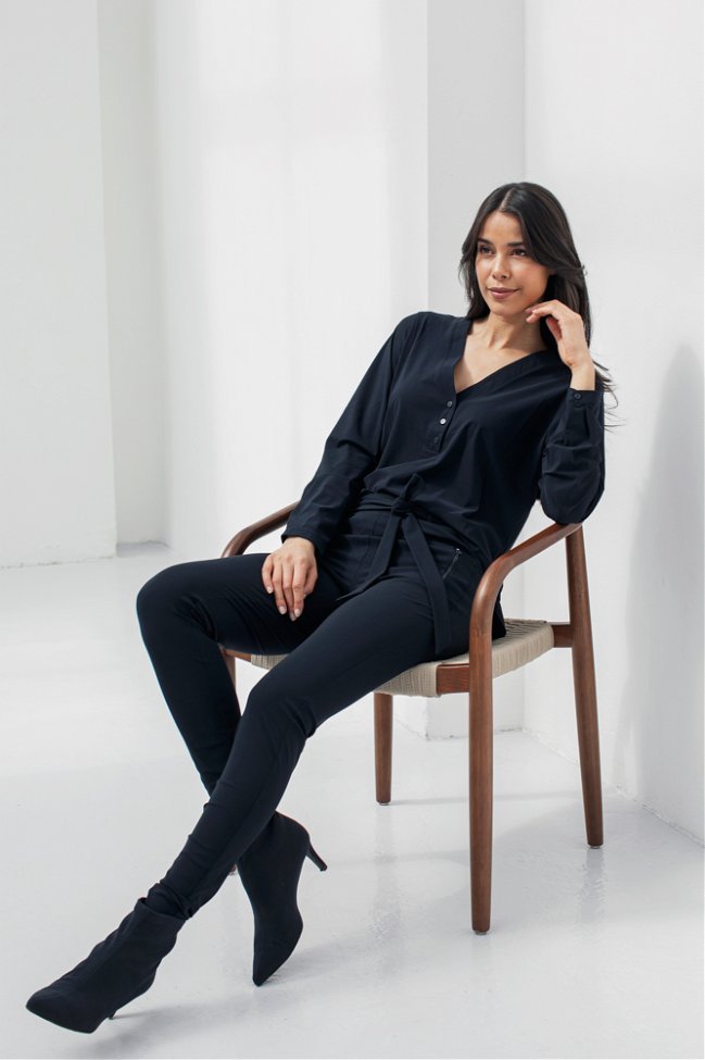 Studio Anneloes Margot trousers donkerblauw